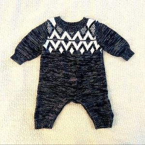 Old Navy 0-3mo Knit Sweater Romper